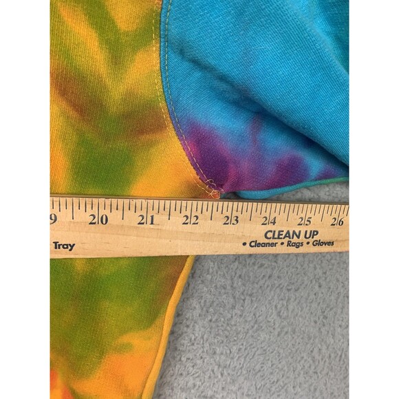 Six Flags Great America Hoodie Mens Medium Pullover Illinois Theme Park Rainbow - Picture 8 of 10